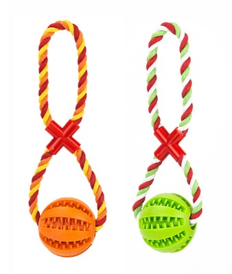 Infinity Figure-8 Tug Dog Toy - Durable Cotton Rop