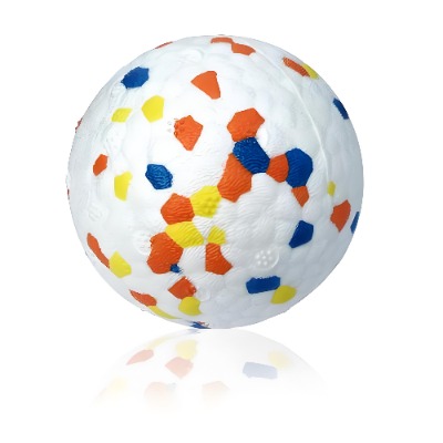 Round ETPU Popcorn Dog Ball - High-Bounce Interactive Fetch Toy & Durable Floating Water Ball
