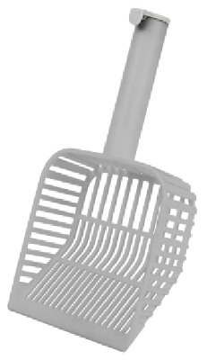 Plastic Cat Litter Scoop with Hanging Hook Deep Mesh Sifter Shovel for Kitty Litter Box