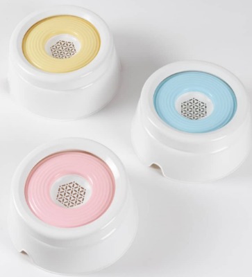 No Spill Cat and Dog Drinking Bowl - Buoyant Disc Single Pet Hydration Station With Anti Wet Design